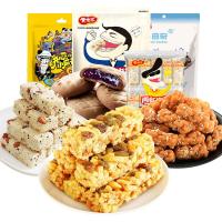 [老五八卦零食礼包843g]网红小吃休闲食品一箱饼干麻花沙琪玛