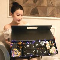 星空棒棒糖德芙巧克力糖果礼盒装创意零食送女友六一儿童节