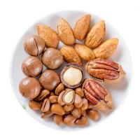 松子坚果组合开心夏威夷果6连罐1500g混合装干果零食大礼包盒整箱