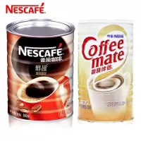 正品雀巢咖啡醇品500g无糖无奶黑咖啡清苦咖啡速溶咖啡粉罐装袋装