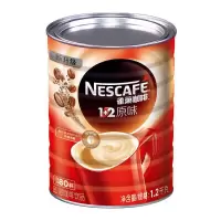 雀巢(Nestle) 1+2原味即溶咖啡1.2kg/罐装