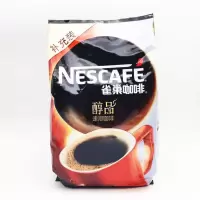 雀巢咖啡雀巢醇品500g克袋装纯黑咖啡速溶咖啡装无糖伴侣
