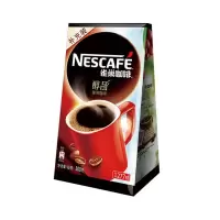 雀巢醇品咖啡500g袋装速溶无糖黑咖啡装特浓提神纯咖啡送红杯