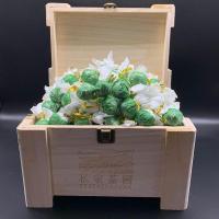 一粒一泡600g陈皮龙珠福鼎白茶高山老白茶圆圈球茶球木质礼盒装