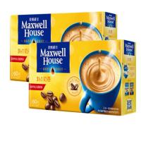 麦斯威尔特浓/原味/奶香咖啡三合一速溶正品60条盒装*2盒共120条