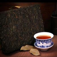 [晋丰厚一公斤金花茯茶]2013年手筑茯砖茶1kg 安化黑茶金花黑茶