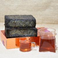 黑茶 湖南 华莱黑茶 华莱健 安化黑茶 1KG金茯金花 茯砖 正品