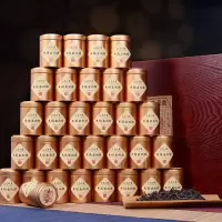 [可选顺丰配送]大红袍茶叶礼盒装特级正宗红茶马头岩肉桂罐装武夷山岩茶过年送礼