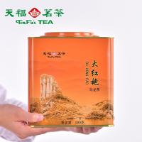 [天福茗茶]武夷山大红袍 茶叶乌龙茶 大罐铁罐装桶装散茶500g