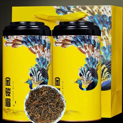 金骏眉红茶养胃茶叶芽桂圆香浓香型2019新茶金俊眉罐装500g