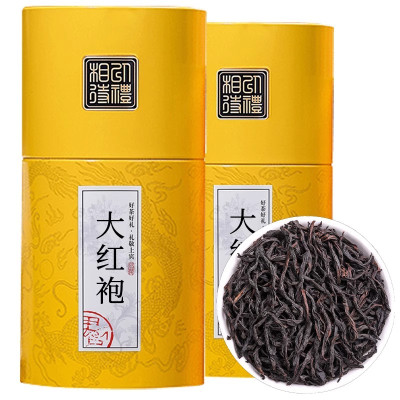 八闽与恩武夷山岩茶大红袍茶叶乌龙茶自饮散装罐装500g