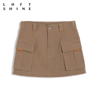 LOFTSHINE珞炫潮牌女装2019冬时尚工装风半身裙39515205