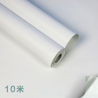 墨斗鱼马卡龙自粘墙贴白色9226 墙纸自粘壁纸客厅寝室卧室旧家具衣柜翻新贴纸10米长45cm宽客厅贴纸