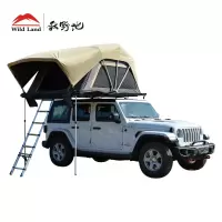 秋野地广厦硬壳折叠车顶帐篷户外多人自驾露营suv越野车车载帐篷