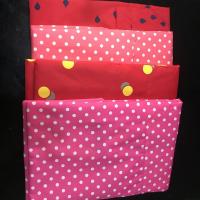 长袖倒褂光面男女罩衣成人理发防污反穿衣围裙防尘工作服套褂|有图案随机发大号115cm有字母