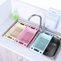 厨房水槽沥水篮沥水架水池洗菜盆餐具滤干水篮可伸缩洗碗池置物架