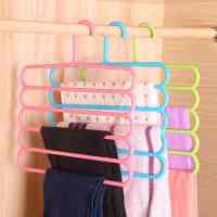 多功能五层裤架整理衣柜架家用成人衣架子创意晾晒毛巾架收纳神器