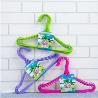 10个/50小孩子衣架儿童衣架婴儿宝宝成人衣架衣撑浸塑铁丝晒晾衣