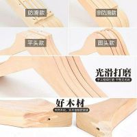 服装店衣架女装专用防滑木质衣撑无痕儿童实木衣架子家用衣挂
