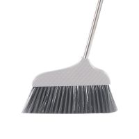 扫把簸箕套装组合扫地笤帚扫帚单个加厚塑料畚斗卫生间刮水器地刮|(优雅灰)扫把
