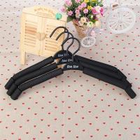 成人塑料海绵衣架 儿童胶棉防滑衣架裤架 服装店海绵衣架 裤夹