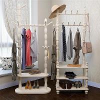 实木衣帽架落地卧室挂衣架欧式门厅置物架客厅衣服架现代简约衣架