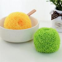 不伤锅不粘油纳米清洁球厨房纤维洗碗刷锅不掉渣钢丝球清洁刷子|纳米清洁球5个装 颜色随机[中]