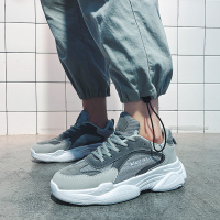 胜耐尅格精品精选特卖男鞋2020新款秋季韩版潮流透气潮鞋百搭男士运动休闲增高帆布板鞋正品打折折扣