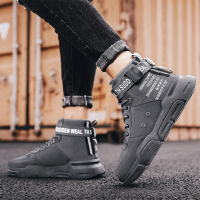 胜耐尅格精品精选特卖马丁靴男2020新款秋季男鞋韩版潮流高帮板鞋百搭男士运动休闲潮鞋正品打折折扣