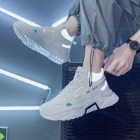 胜耐尅格精品精选特卖高帮鞋男2020新款秋季运动休闲老爹潮鞋男士韩版潮流百搭增高板鞋正品打折折扣