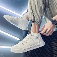 胜耐尅格精品精选特卖高帮鞋男秋季2020潮流新款男士运动小白潮鞋韩版百搭小白板鞋冬季正品打折折扣