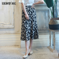 ENJOY'ME小雏菊半身裙高腰松紧碎花长半裙20女装夏季新品