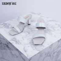 ENJOY'ME 小跟拖鞋20夏季新品