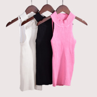 韩版2020夏季新款修身显瘦打底衫上衣内搭吊带纯色背心女