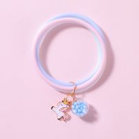 韩国少女驱蚊手环学生儿童婴儿夏季便携防蚊神器户外随身驱蚊手链F9|手环-独角兽粉色 一个装