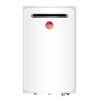 瑞美（Rheem）16升精控恒温家用燃气热水器（天然气）快速即热式强排防冻速热16升室外型JSW32-EF配有线控制