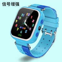 4g儿童智能电话手表防水gps多功能中小学生通360度定|蓝色移动联通◆生活防水+实时定位+信号增强