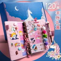 精致便携ins风创意活页可爱精致账本套装少女心笔记本子笔记本活页大学生网红手记事本文艺日记本