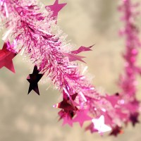 拉花装饰毕业典礼房间舞台丝带室内彩带开业晚会用品布置店铺彩条|3米玫红+白彩条