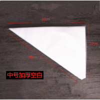 裱花嘴奶油装饰用品裱花袋100蛋糕装饰裱花袋大加厚个装烘焙|空白中号加厚