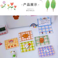 表白小卡片生日祝福信封学生diy留言明信片创意ins格子|全套6个