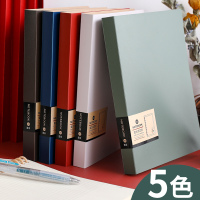 康奈尔笔记本子简约大学生a5活页本可拆卸扣环ins风b5方格本网格本a4文艺精致复古活页夹外壳活页纸替芯