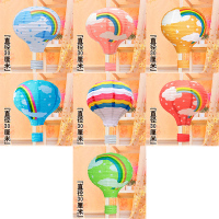 幼儿园走廊4s店纸灯笼商场橱窗新年热气球装饰套装吊饰教室酒吧|30厘米彩虹7个+鱼线+粘扣