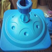 新料环保气球拱门底座 气球装饰立柱底座 可注水底座大号气球底座|蓝色大底坐