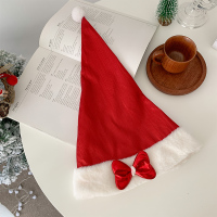 红色圣诞帽成人儿童礼物礼品装扮饰品圣诞老人帽子头饰圣诞节发饰|蝴蝶结