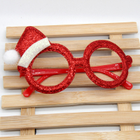圣诞老人50个礼物礼品雪人麋鹿圣诞节成人儿童眼镜框小装饰品圣诞|新款帽子12个