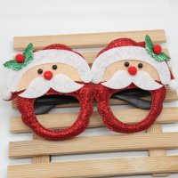 圣诞老人50个礼物礼品雪人麋鹿圣诞节成人儿童眼镜框小装饰品圣诞|老人12个