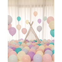 100个场景布置气球加厚防爆汽球装饰品龙搞活动儿童卡通网红马克|加厚新颖混搭[100个装]