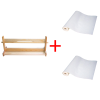 莫拉画具画架画纸卷储存件宝宝儿童学习用品画纸绘画卷架|画架1+画纸2