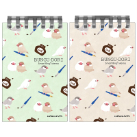 mini曲奇a7替芯学生新款文具便携便签笔记本轻薄本淡彩本可换紧凑型日本迷你活页方格空白鸟备忘本